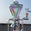 2024 Heady Glass Neo Fab Rainbow Teinté 12 pouces Bongs en verre à grande échelle Pipe à eau Bong Tabac Fumer 14MM Bol Dab Rig Recycler Bubbler Pipes