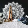 Biały mandala gobelin hipis wiszący bohemian bedspread sofa dekoracje okładki mandala DIY HOME 240327