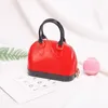 semplicemente Tao!VENDITA CALDA Borse in PVC da donna Ragazze Colori caramella Borsa a mano Borsa a conchiglia per bambino Borse a tracolla mini per bambini JT071-2 q5Ox #