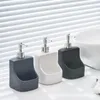Dispenser di sapone liquido Disinfettante per le mani in ceramica Pressa per bottiglie Detersivo Shampoo Dispenser portatili separati per bagno