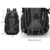 Tassen Waterdichte wandelsportrugzak voor heren en dames, klimtas voor buiten, unisex kampeertas, trekkingreispakket, USB, 40L