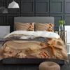 Bedding Sets Sea Beach Shell Starfish Set 3pcs Boys Girls Duvet Cover Pillowcase Kids Adult Quilt Double Bed Home Textile