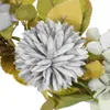 زهور الزخارف فو خشب الخشب حبة إكليل ديكور باب الزهور الزراعة قلادة زفاف ربيع البلاستيك شنقا