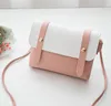 Nowe PU skórzane patchwork moda swobodne torby na ramię Wysokiej jakości ultralight Crossbody Torby