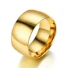 Anillos de boda por dentro y por fuera, anillo liso curvo, joyería de moda, anillo de acero inoxidable para hombre, anillos de pareja para hombres y mujeres, 4mm6mm8mm12mm de ancho 24329