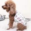 Hondenkleding Puppykleding INS Huisdier Japans Koreaans Zomer Honden Thuis Katoenen vest Leuke cartoon Teddy Bichon