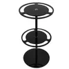 Decorative Plates 2-layer Acrylic Sunglasses 360 Rotating Display Stand Desktop Holder Rack Shelf Eyeglass Support Black