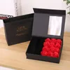 Gift Wrap Valentine's Day Jewelry Box Artificial Soap Flower Rose Necklace Wedding Storage Chain Bride For And Birthday