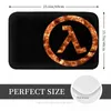 Mattor Half Life Badrum Mat Lambda Logo Galaxy Design Doormat Kök matta utomhusmatta heminredning