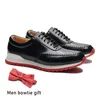 Sapatos casuais designer tênis masculinos originais couro genuíno pintados à mão negócios social masculino ao ar livre oxfords