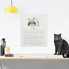 Wandtapijten 2024 Ins Jaarkalender Hangende Doek Cartoon Woondecoratie Achtergrond Pography Props Kawaii Muur