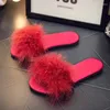 Chinelos Maogu Primavera e Verão Casamento Nupcial Senhoras Feminino Cetim Vermelho Chinelo Sapatos Planas Slides Confortáveis ​​Casa