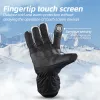 Gloves PHMAX Ski Gloves Winter Windproof Snowboard Gloves Men Women Wind Proof Thermal Fleece Touch Screen heated gloves