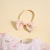 Kız Elbiseler Dinleme Kafası Kızlar Sonbahar Günlük A-line Elbise Uzun Kollu O Boyun Çiçek Nakış Tül Tül Prenses Kafa Bandı