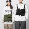 streetwear unisex klatkę piersiową RED TAKLATICZNE TORBY KLATowe swobodne kule torby Benger Hip Hop kamizelka torba FUNCTI TAKTICS PAKA