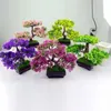 Dekorative Blumen WINOMO Künstliche Gastgruß-Kiefer-Bonsai-Mini-Simulationsbaum-Pflanze Heimdekoration