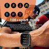 Наручные часы Новые умные часы 600 мАч Ультра-часы для мужчин Bluetooth-вызов TWS Местная музыка Спортивные часы 2,0-дюймовый IP68 Водонепроницаемые ультра-умные часы 24329