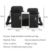 Mobiltelefonpåse för kvinnliga kvinnliga messenger väska plånbok mynt handväska ny vild mini axel hängande väskor för damer handväska kvinnor
