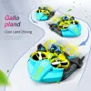 Upgrade V24 Mini RC Drone 3 in 1 Water Land Air Flight Hovercraft Boat Speed Drift Toy 2.4G Quadcopter Waterproof for Kids Boys