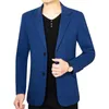 2023 Wysokiej jakości Blazers Men Wersja Koreańska trend modowy garnitur ślubny zwykły biznesmen dżenturskie garnitury męska kurtka Blazer 240326
