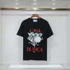 Camicia Casablanc da uomo Designer casablanc T-shirt Abbigliamento Manica Abbigliamento di lusso Rotonda Manica traspirante Outdoor Uomo Moda Casual T-shirt da strada Asia Taglia S-3XL