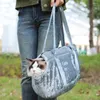 Porte-chat doux pour animaux de compagnie, écharpe chaude et confortable pour l'hiver, élingues latérales pour petit chien, sac de transport