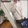 Tjock 2020 Spring Cosplay School Uniform Sweater For Girls Women LG Sleeve Sticked Japanese Sailor Uniform Cardigans N5YC#