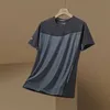 Herr t-shirts snabb torr sport t-shirt herr 2024 kort ärm sommar casual patch arbete plus extra stor 3xl t-shirt topp t-shirt j240330