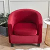 Chair Covers Split Single Sofa Cover Stretch Velvet Armchair Club Slipcover For Living Room Couch With Seat Cushion Case