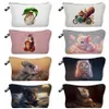 daily Beach Travel Outdoor Women's Cosmetic Bag Toiletry Kit Cute Animal Mouse or Squirrel Printed Makeup Casual Organizer Bag W9xo#