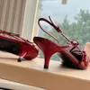 Vrouwen Hoge Hakken Designer Professionele Rode Dansschoenen Luxe Ballet Enkele Schoen Hak Gesp Hakken Sandalen Party Bruiloft Avond Schoenen