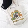 women Shop Bags Cute Bear Cartos Pattern Series Eco Shopper Shoulder Bag Fi Funny Printing Handbag Canvas Tote Bag a4Ly#