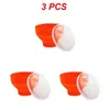 Bols 3pcs Creative Silicone Popcorn Bol Pliable Accueil Machine à micro-ondes avec couvercle Seau de cuisson