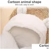 Couvertures Swaddling Baby P Slee Sac Wrap Cartoon Chaud Couverture douce Né Infant Dddle Pographie Prop Drop Livraison Enfants Maternité Nursery Otivg