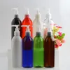 Storage Bottles 20pcs 250ml Empty Round Plastic Bottle With Bayonet Pump For Lotion Cream Shampoo Shower Gel Liquid Soap Cosmetic Packaging