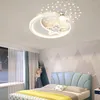 Lustres modernos quarto infantil meninos e meninas led lustre de teto luz lâmpada de quarto de luxo para vestiário el foyer casa lustre
