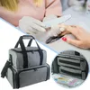 Storage Bags Polish Holds Bag Double Nail Layer Organizer Travel Manicure Portable Lipstick Carry