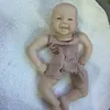 21inch lieve baby Emmy Reborn Doll Kit Levense Soft Vinyl Onvoltooide Onvolteerde poppenonderdelen met stoffen lichaam en ogen herboren Supply