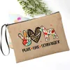 peace Love Dogs Funny Dogs Paws Makeup Bag Corgi/bulldog/schnauger/ Dog Lovers Makeup Cosmetic Cute Toiletry Bag Zipper Pouch 63pc#