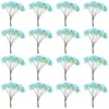 Decorative Flowers 100 Pcs Artificial Daisy Decor Faux Plant Decorations Mini Bouquet Stems Fake Office Wedding