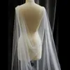 VG41 Sparking Bridal Cape Veils Wedding Shoulder Veil Sequin Jacket For Women Bolero Shawl Wedding Accores for Bride U2MJ#