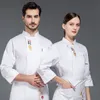imperméable Automne et Hiver Western Hôtel Chef Uniforme Vêtements Restaurant Cuisson Cuisine Whol l04A #