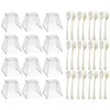 Disposable Cups Straws Cup Party Serving Spoon Tableware Kit Dessert Containers Festival Flatware Mini Muffins Square