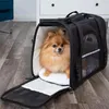 Bolsa transportadora para cães e gatos, bolsa de viagem, macia, confortável, aprovada pela companhia aérea