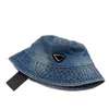 Популярная дизайнерская шляпа для мужчин, культовая треугольная шляпа-ведро с широкими полями, женская пляжная однотонная джинсовая шапка, женская модная вечеринка, спорт hg146 B4
