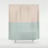 Rideaux de douche simples lignes colorées, motif de mode moderne, décoration de la maison créative personnalisée