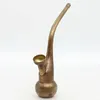 Dekorativa figurer Superb Old Collection Folk Art China Copper Handwork Water Smoking Tool Pipe