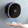 Liquid Soap Dispenser 1 Piece Wall Mount Dispensers LED Temperature Display Touchless Foam Machine
