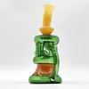 2024 Multi Color Multi Tubos Peruca Wag Vidro Amarelo 8 Polegada Bongos De Vidro Tubulação De Água Bong Tabaco Fumar Tubo 14mm Tigela Dab Rig Recycler Bubbler Pipes