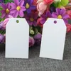 Party Decoration 200pcs 7x4cm Vintage Kraft Blank Hang Tag Paper Wedding Cards Retro Gift